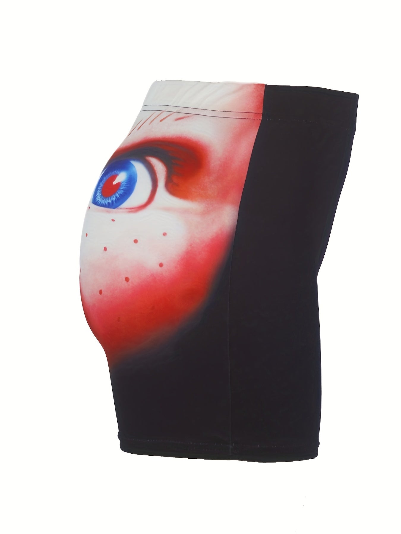Graphic Print Skinny Shorts Yoga Casual Summer Shorts Women's Clothing