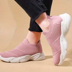 Women's Breathable Knit Slip-On Sock Shoes