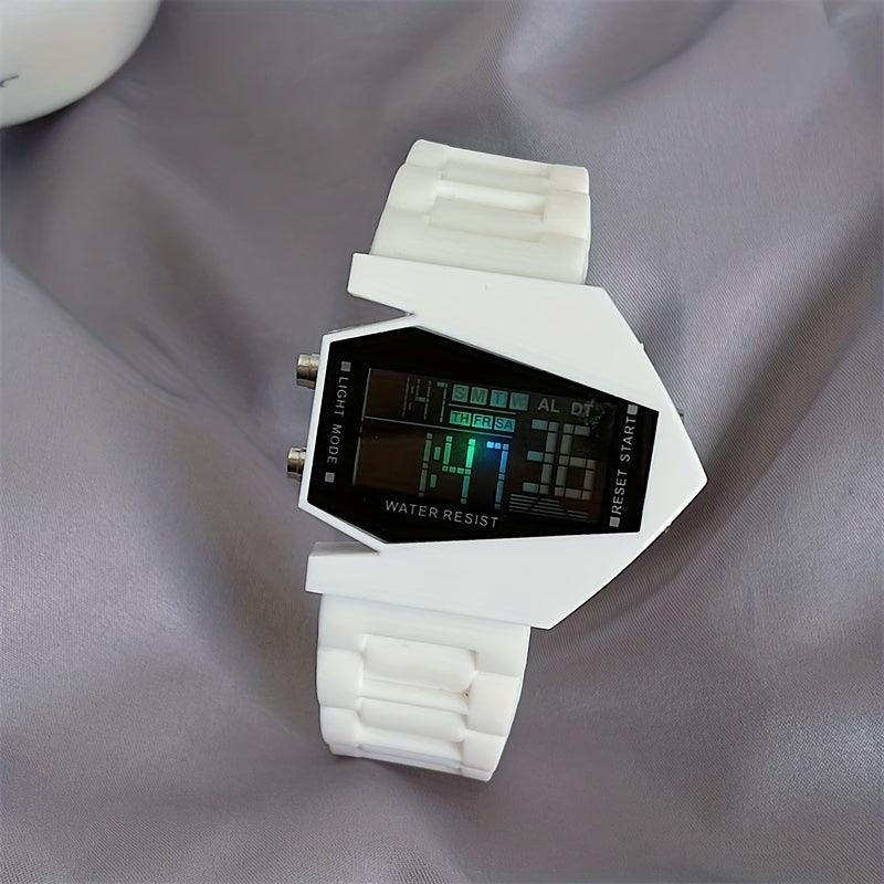 Waterproof Aircraft Watch Luminous Electronic Children's Watch