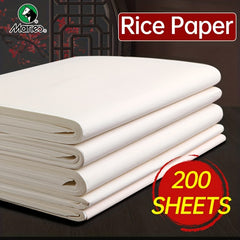 200 Sheets Ink Drawing Paper Watercolors Calligraphy Soft Pad