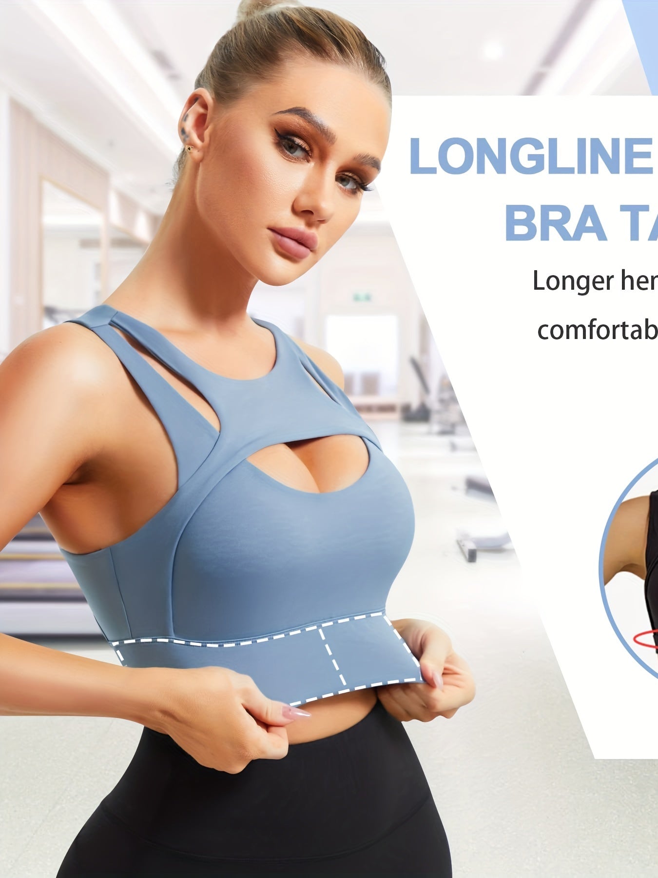 Women's Push Up Sports Bra Padded Yoga Workout Tank