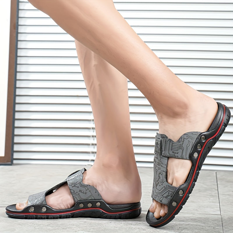 Men's Wear Resistant Beach Shoes Quick Drying Non Slip Slides