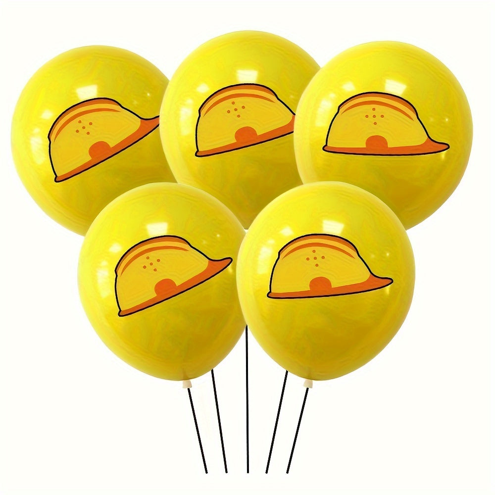Construction Truck Balloons 18pcs Party Decorations