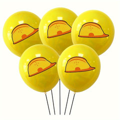 Construction Truck Balloons 18pcs Party Decorations
