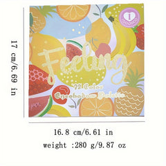 72-Color Fruit Eyeshadow Palette Matte Pearly Finish