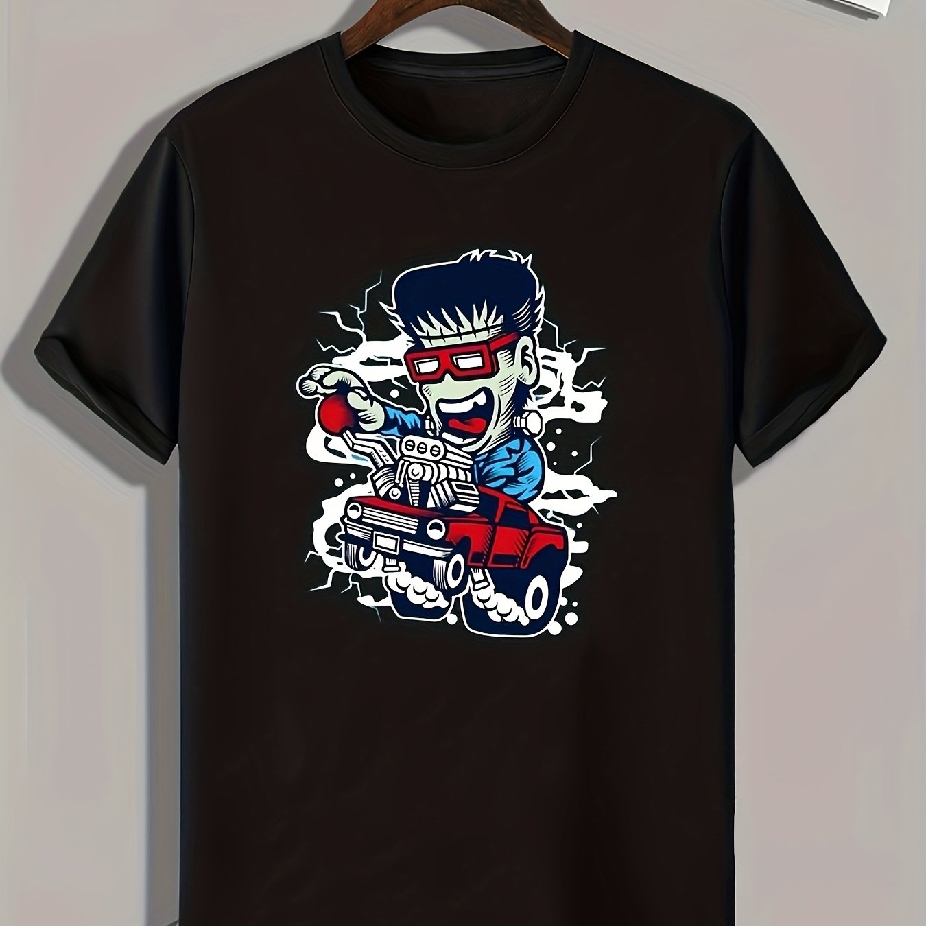 Men's Sports T shirt Graphic Tee for Fitness Activities