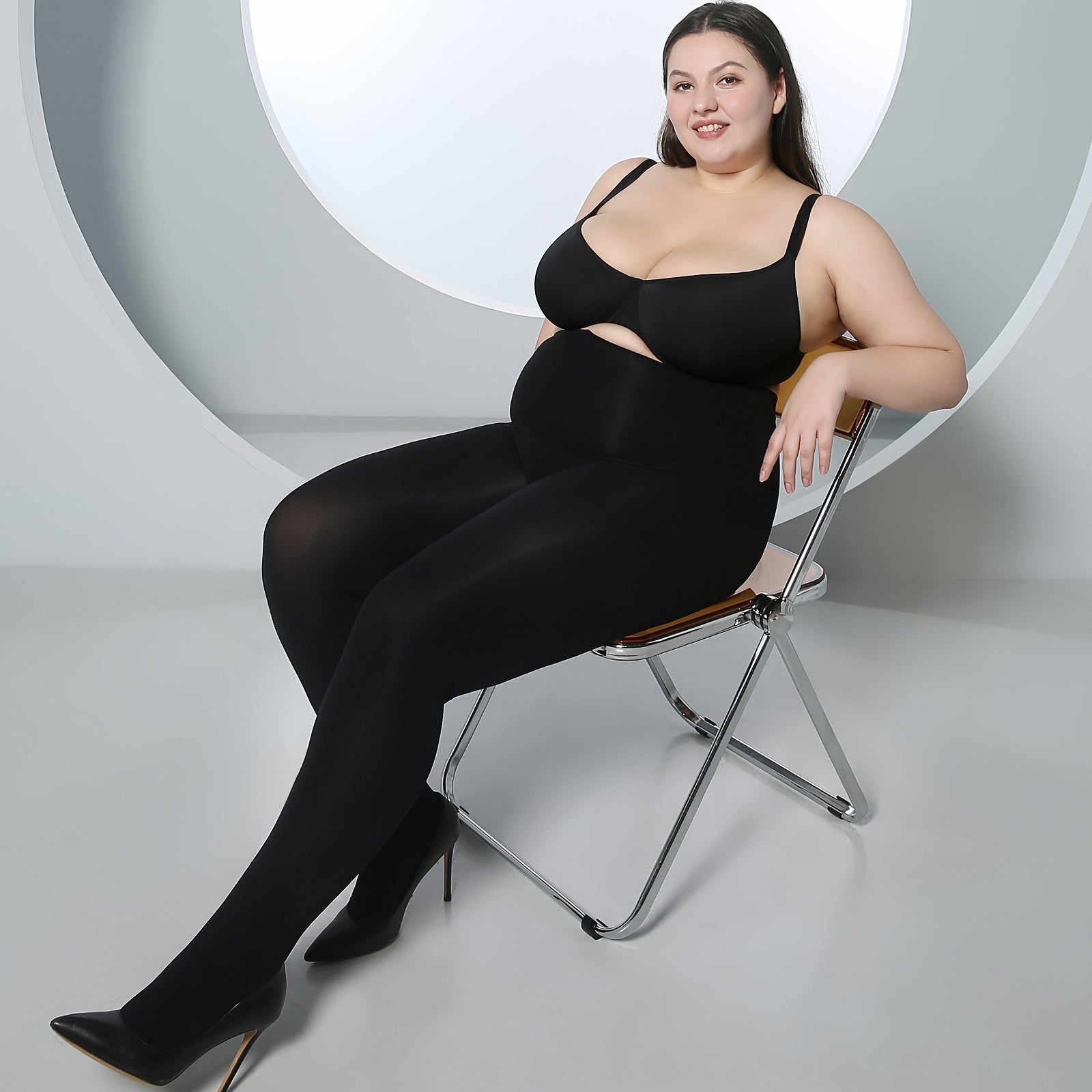 Opaque Tights 120D Control Top Pantyhose Women's Ultra Soft Stockings