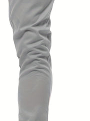 Men's Classic Regular Fit Casual Trousers Solid Pants