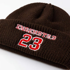 Winter Embroidered Beanie Hat Outdoor Warm Wool Woman Man Unisex