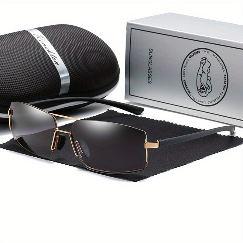 RENEKTON Men's Stainless Steel Sunglasses Frameless Series 128