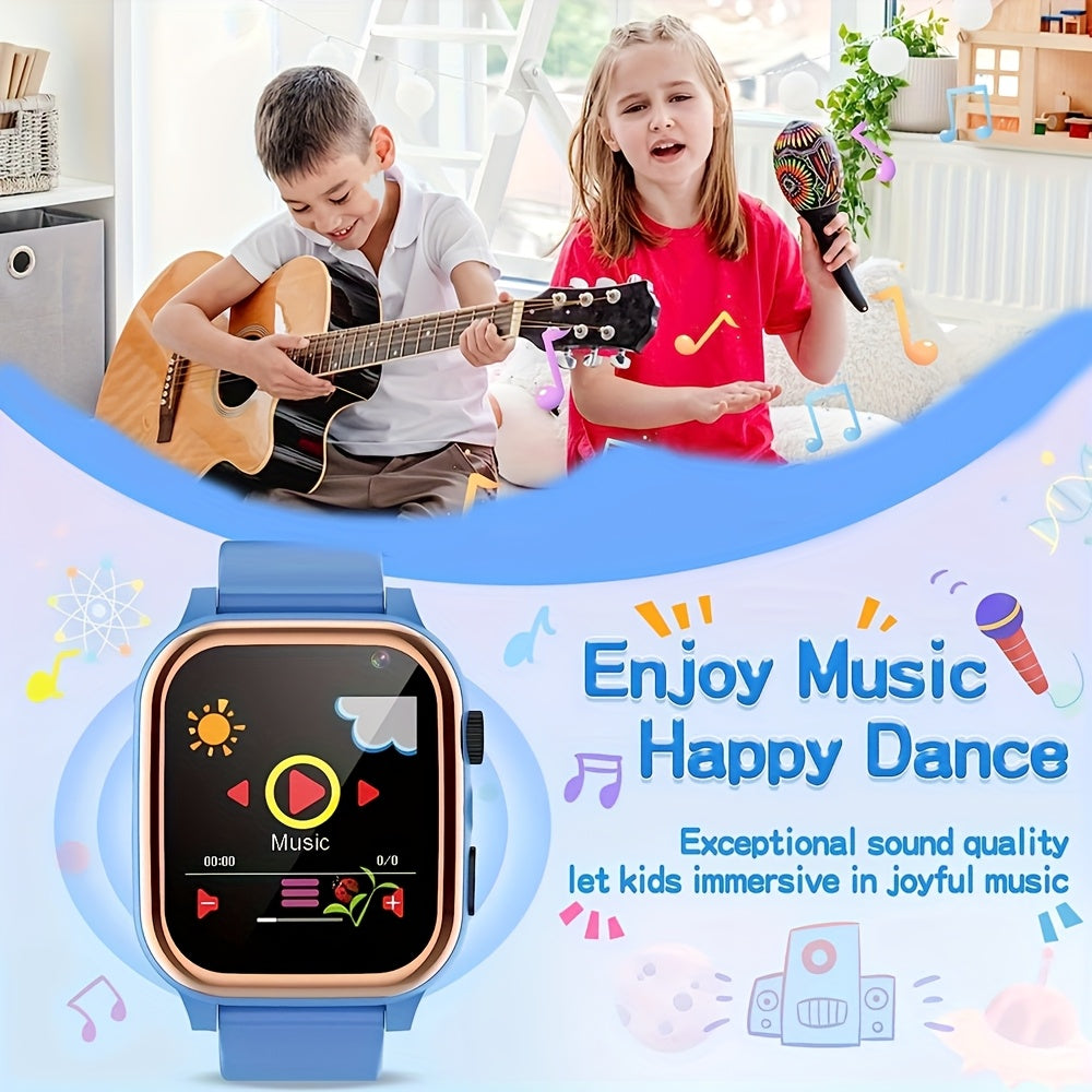 Kids Educational Smartwatch with Games Music Player Photography Video Recording