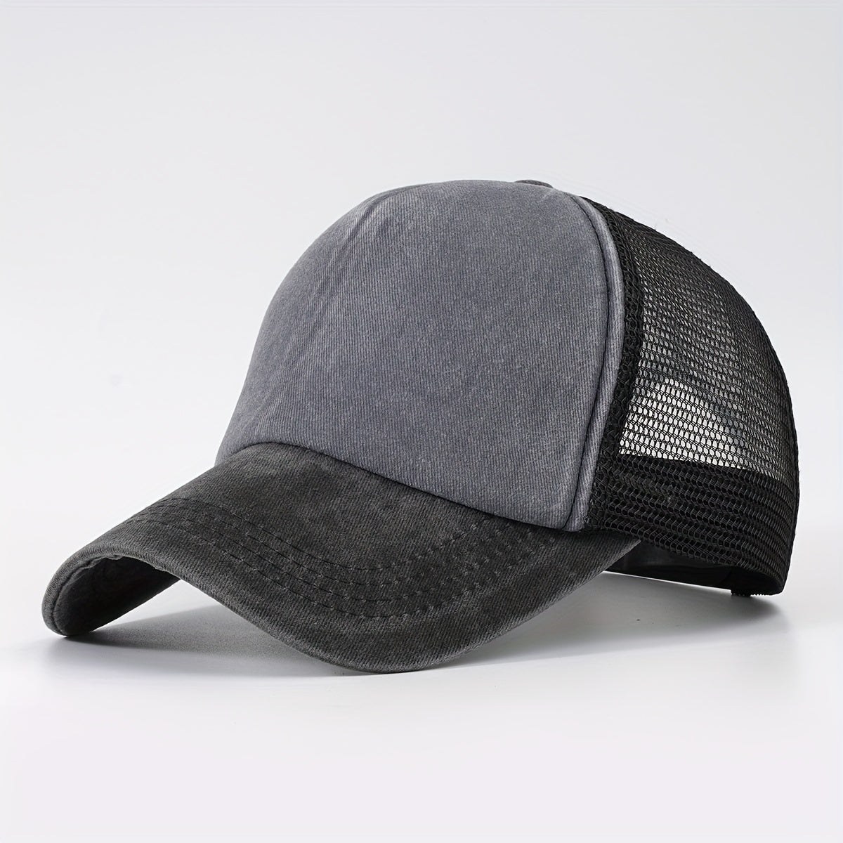 Distressed Mesh Trucker Hat Unisex Baseball Cap for Women
