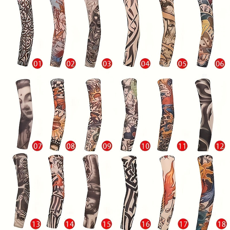 6pcs Unisex Tattoo Sleeves for Cycling