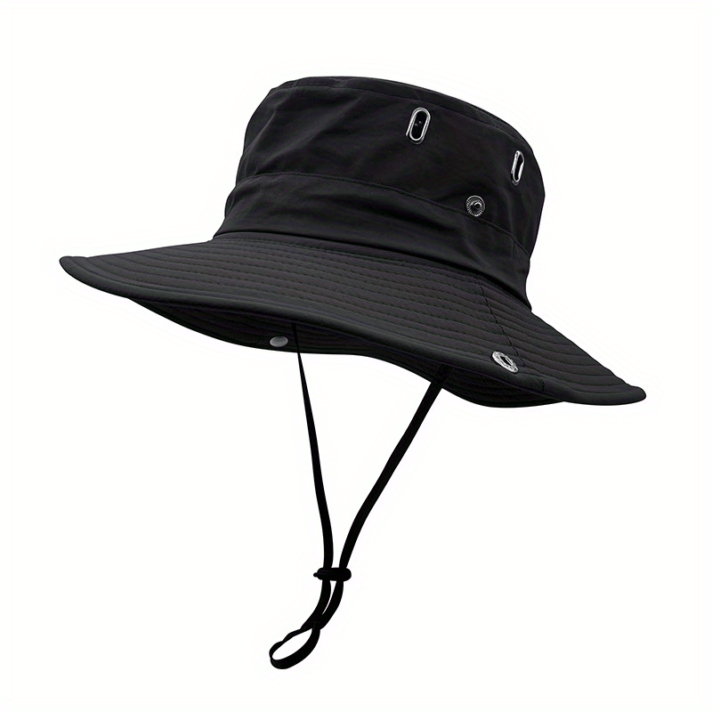 Wide Brim Sunshade Bucket Hat for UV Protection