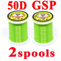 2 Spools 50D Fly Tying PE Line Ultra Strong Fishing Material
