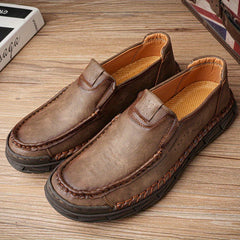 Men's Stitch Loafer Shoes Non Slip Casual Shoes