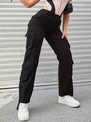 Cargo Pants Loose Fit High Waist Y2K Kpop Women's Denim Jeans