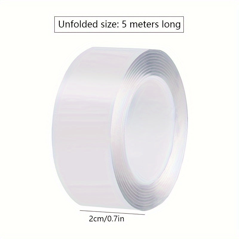 4pcs Acrylic Double-sided Tape Waterproof Adhesive Invisible Transparent