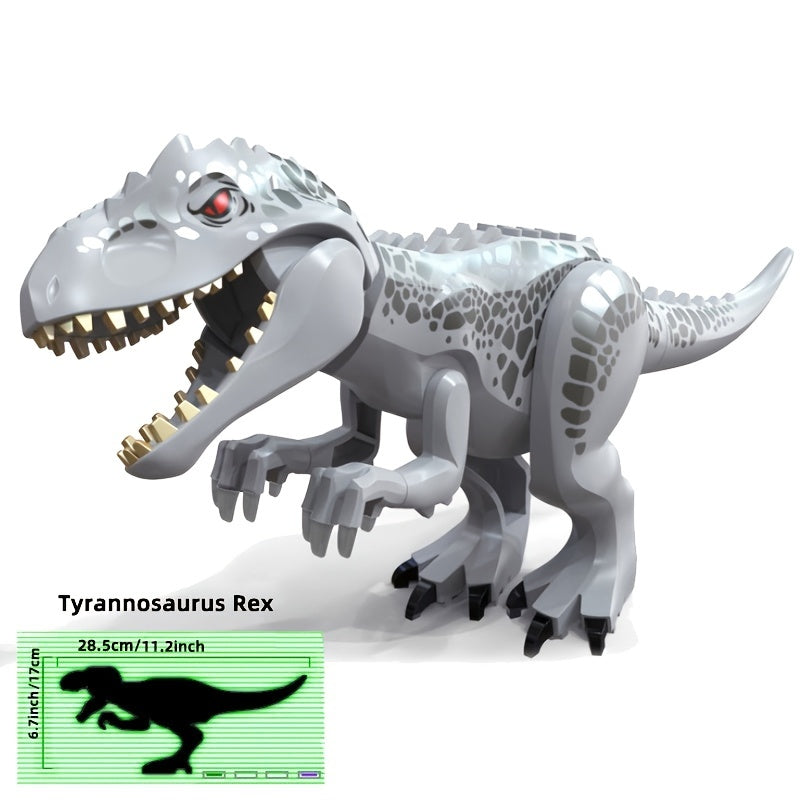 Jurassic Dinosaur Building Blocks Toy - Tyrannosaurus Triceratops Pterosaur
