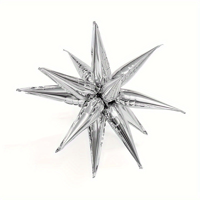 12pcs Explosion Star Aluminum Balloon for Birthday Party Decoration