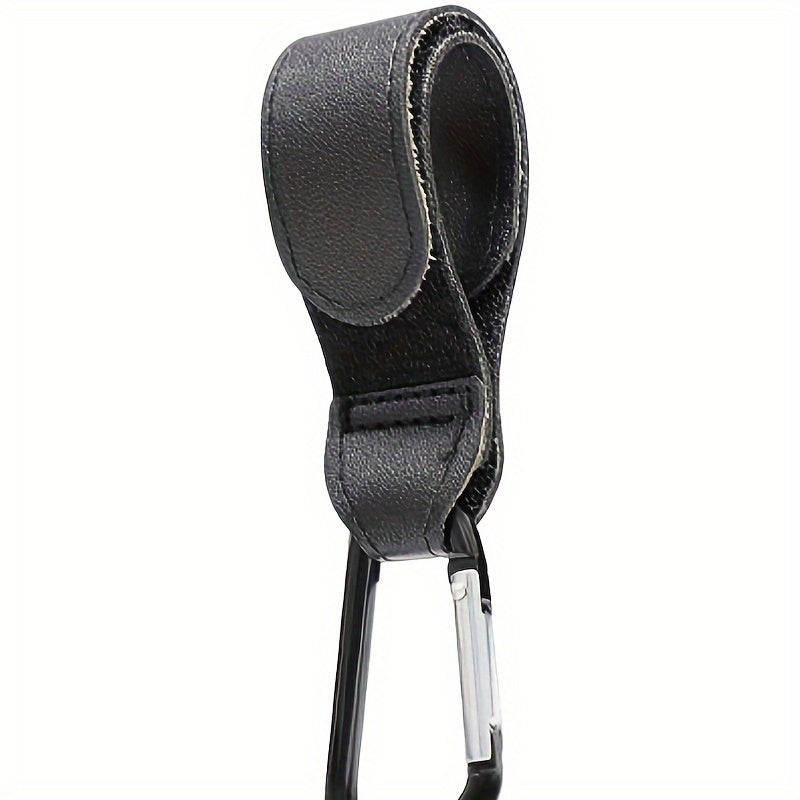 Stroller PU Leather Rotating Hook Shopping Cart Organizer Accessories