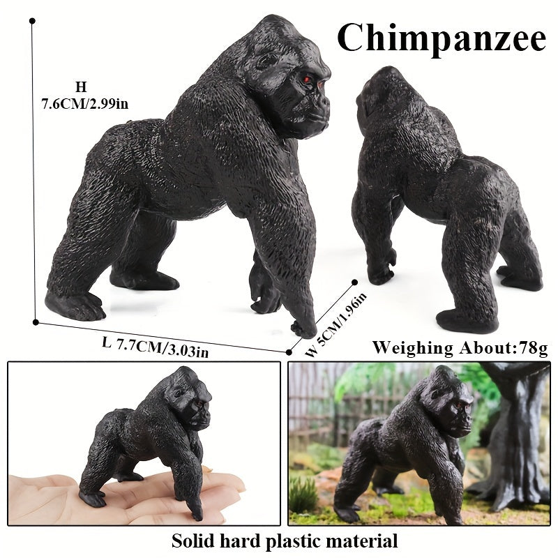 Realistic Jumbo Wild Zoo Animals Figurines Plastic African Jungle Animals Toy