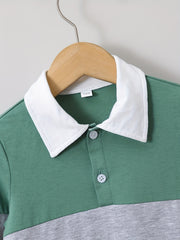 Boys Block Long Sleeve Tops