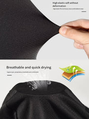 3pcs Men's Compression Cycling Shorts 3D Gel Padded Pants