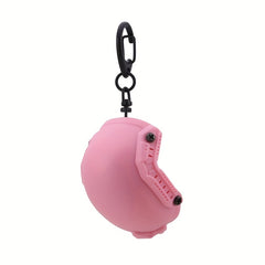 Helmet Keychain Bottle Opener Buckle for Bags and Backpacks