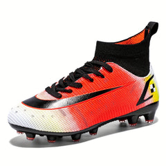 Youth Spiked Soccer Shoes Outdoor Training Football Sock Shoes