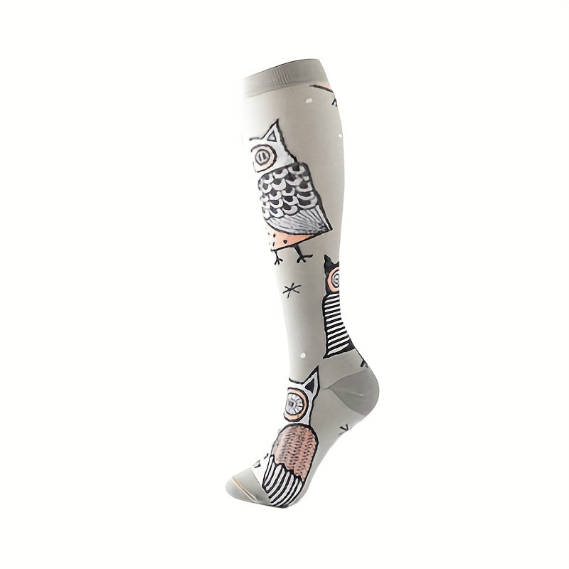 5 Pairs of Fun Halloween Compression Socks for Sport and Dressing Up