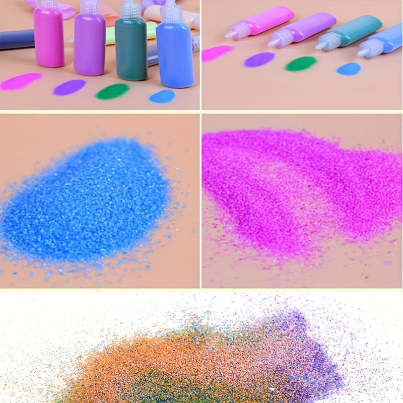 24pcs DIY Sand Painting Special Pigment Colored Sand Art Set
