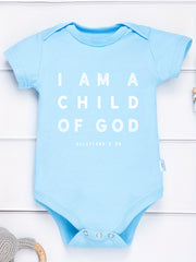 Baby Cotton Romper I Am A Child Of God Onesie Clothes