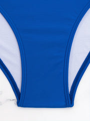 Tropical Print Bra & Panty Swimsuit Set