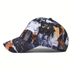 Hip Hop Tie Dye Print Sun Hat Baseball Cap
