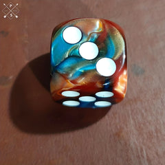 10pcs 16mm Colourful Round Edges Dices For Games Halloween Party Supplies
