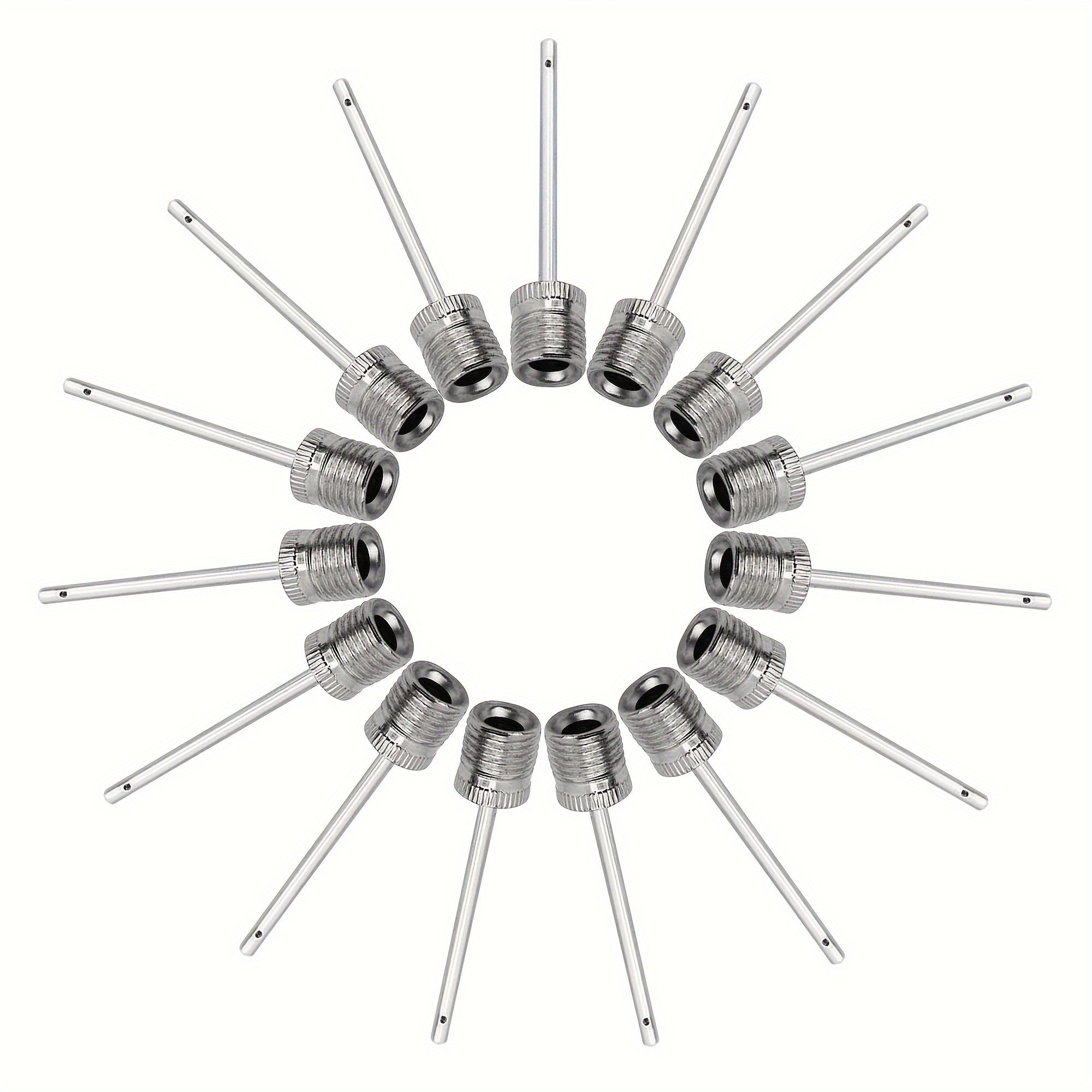 15pcs Stainless Steel Air Pump Needles for Sports Balls