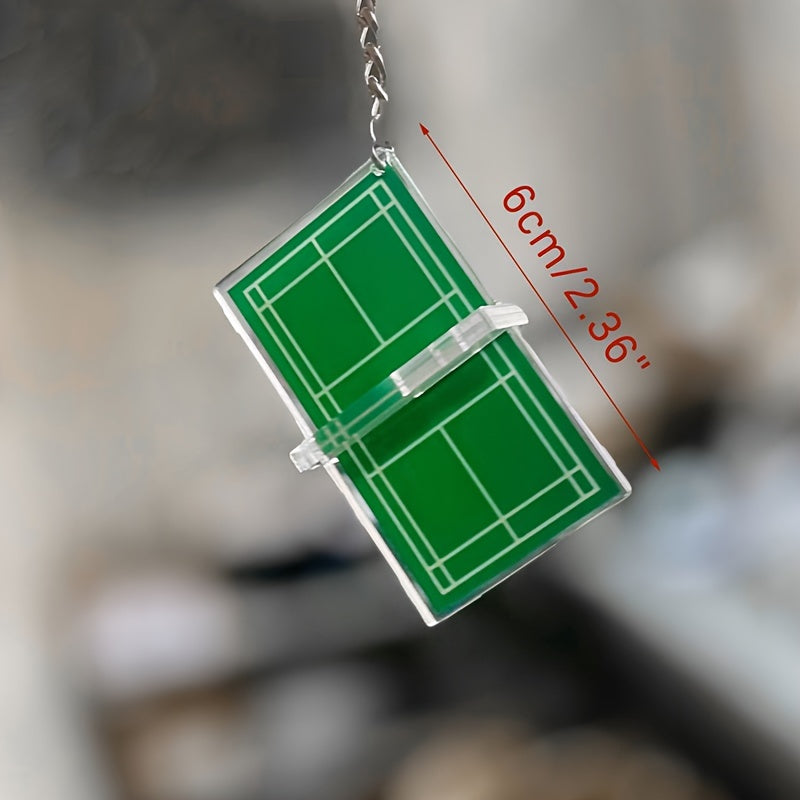 Badminton Keychain Souvenir Mini Tennis Pendant Table Tennis Keychain