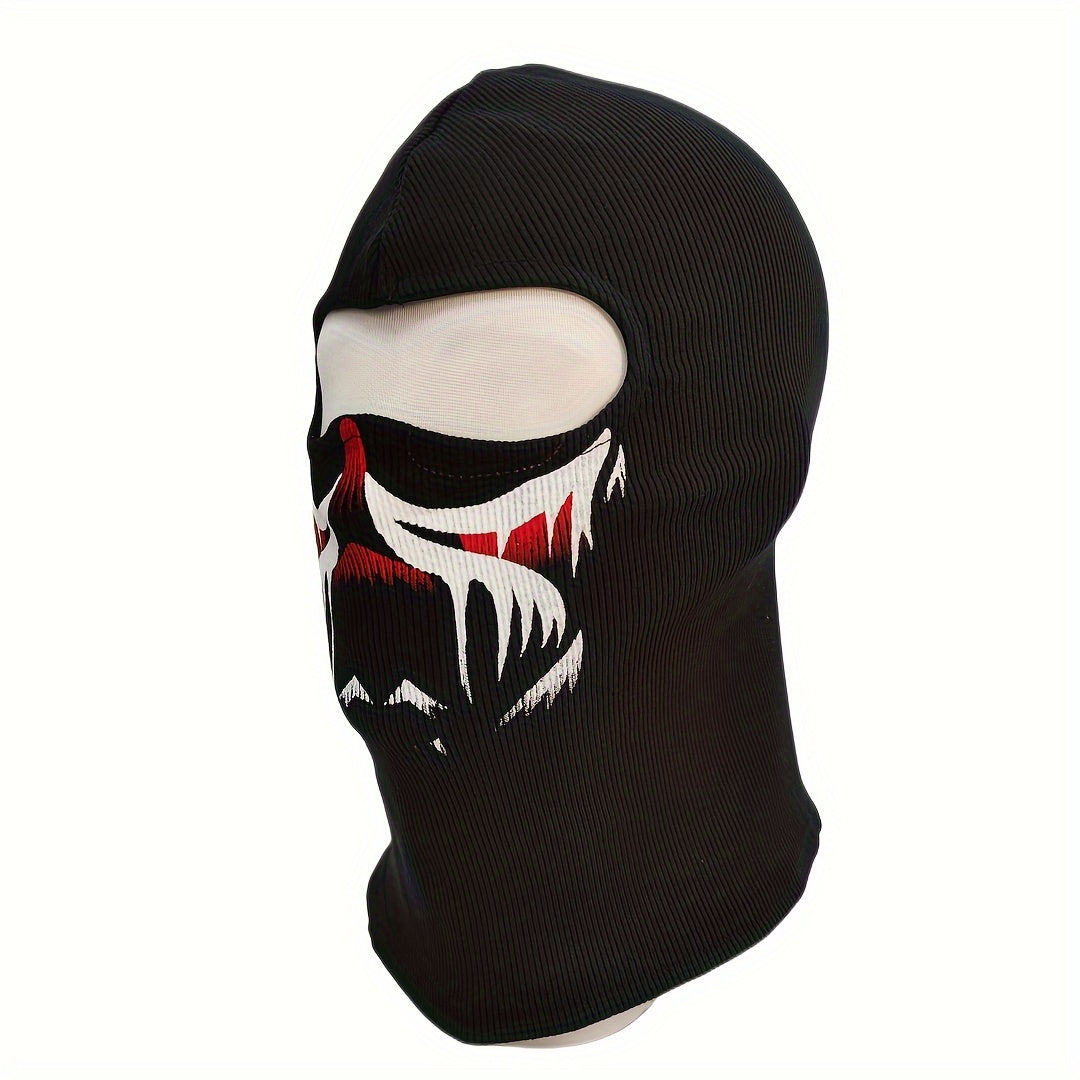 Halloween Dress Up Mask Head Mask Sunscreen Windproof Dustproof Headgear