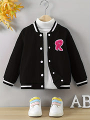 Girls Casual Fleece Varsity Jacket Warm Winter Clothes