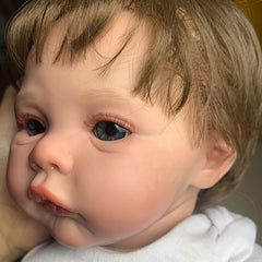Adorable 17'' Soft Silicone Reborn Baby Doll with 3D Marble Texture Skin