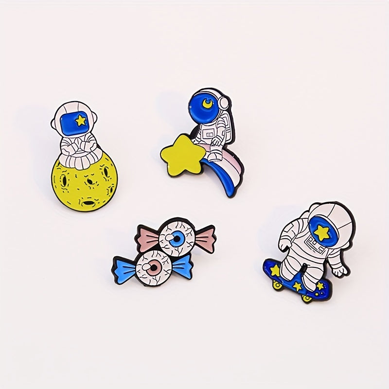 Astronaut Candy Brooch Fun Pin for Girls
