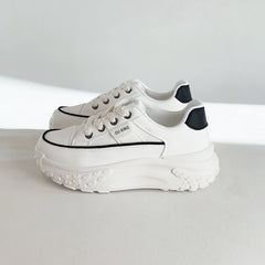 Women's Low Platform Chunky Sneakers Breathable Anti-slip Shoes