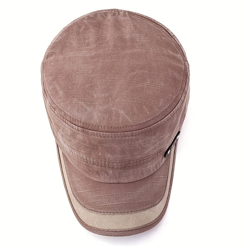 Men's Flat Top Hat Autumn Duck Tongue Hat