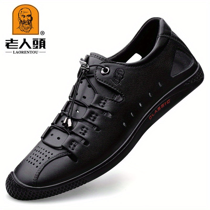 LAORENTOU Men's Closed Toe Non Slip Sandals Breathable Beach Shoes