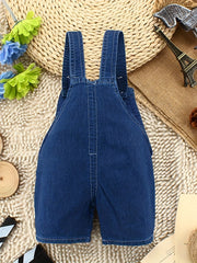 Cute Monkey Overalls for Kids - Summer Fun