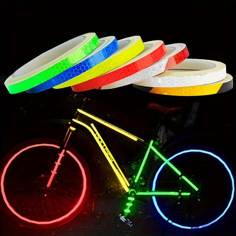 2pcs Reflective Wheel Stickers for Bikes Motorcycles