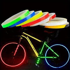 2pcs Reflective Wheel Stickers for Bikes Motorcycles