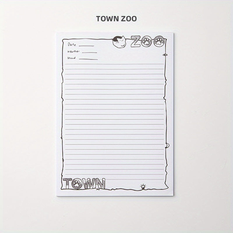 B5 Horizontal Line Notebook Student Planner 30 Sheets