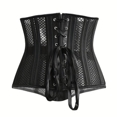 Tummy Control Strapless Corset Top Lace Up Shaping Women's Underwear